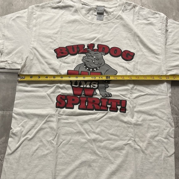 George Wums Spirt Bull Dogs T Shirt Y2K Size Large Men Glidan - Picture 4 of 8